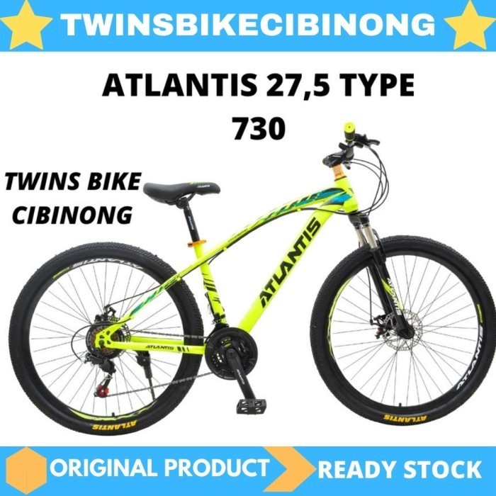 Terlaris Sepeda Gunung 27.5 Atlantis 730 Cakram 21Speed Promo Terbaru