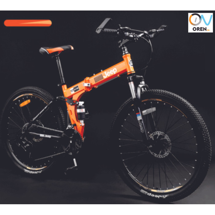Terlaris Sepeda Lipat Gunung (Mtb) Jeep 24" / 26" (Full Set + Bonus) Promo Terbaru