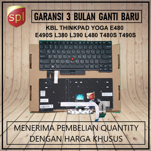 Keyboard Lenovo Thinkpad Yoga E480 E490s L380 L390 L480