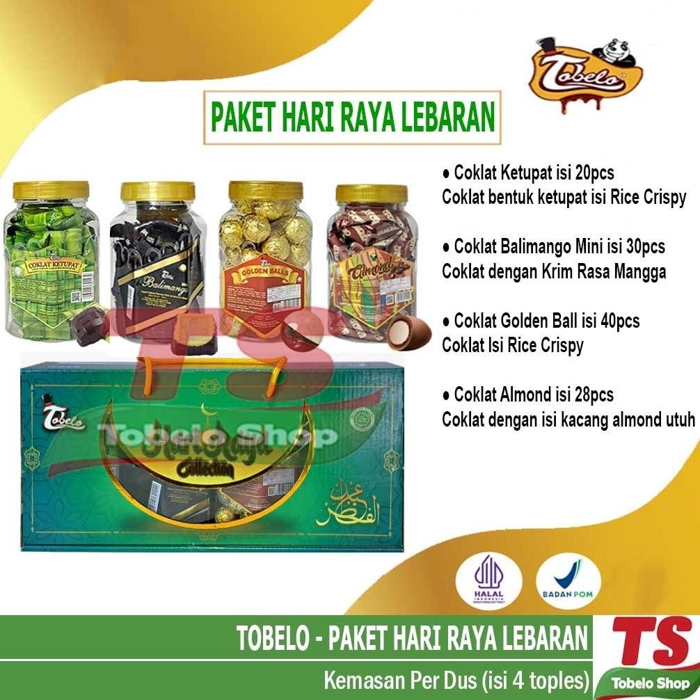 

PROMO MURAH TOBELO PAKET HARI RAYA COKLAT HAMPERS LEBARAN / TOBELO LEBARAN