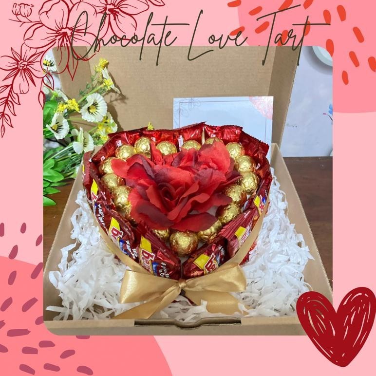 

PROMO MURAH [READY] Tart Love Chocolate (Bengbeng, Coklat, Valentine, Kado, Gift, Birthday)