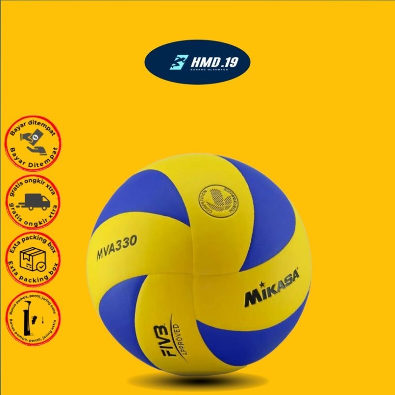 BOLA VOLI GRADE ORIGINAL MIKASA MVA330