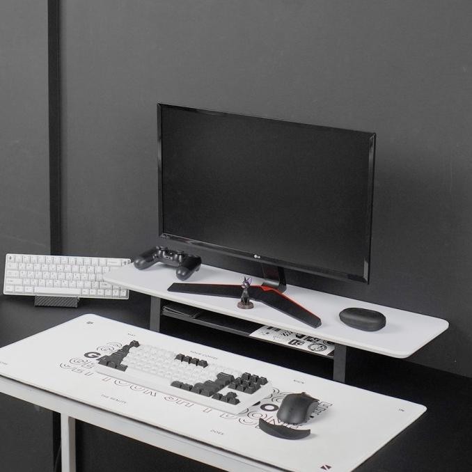 

Big Sale! Noir Neo Desk Shelf Monitor Stand Riser Meja / Setup - Medium