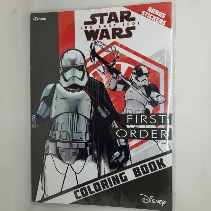 Coloring Book Star Wars First Order Adinata Licensed Original Adinata