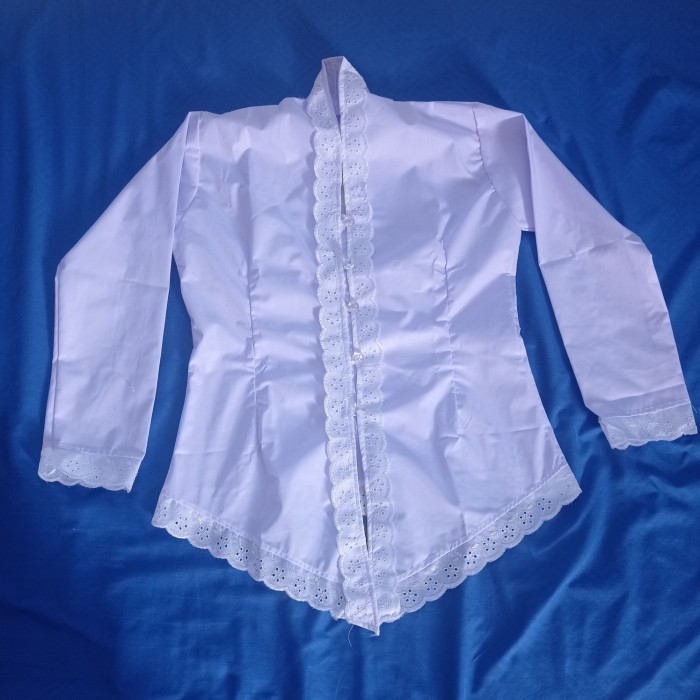 Baju Kebaya Atasan Kebaya Putih Anak Sekolah Sd Smp