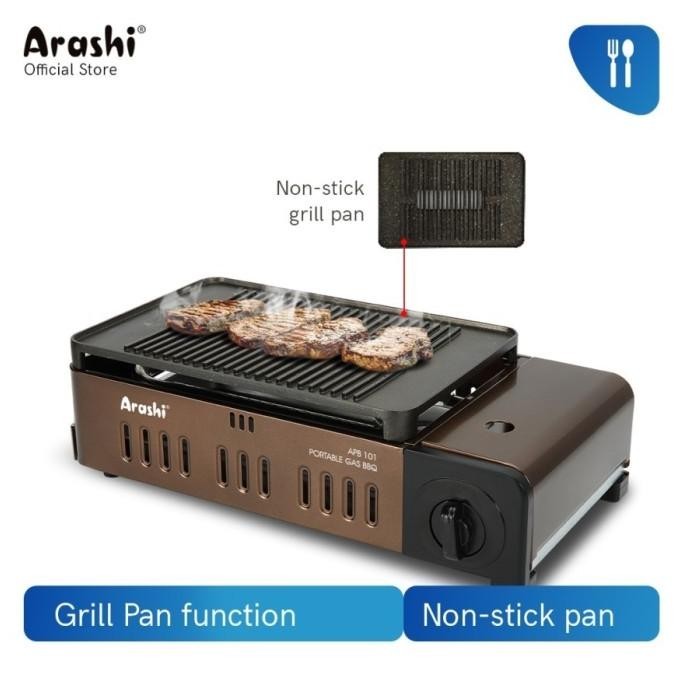 Kompor Gas BBQ Grill Portable / Kompor Camping Portable Arashi APB 101