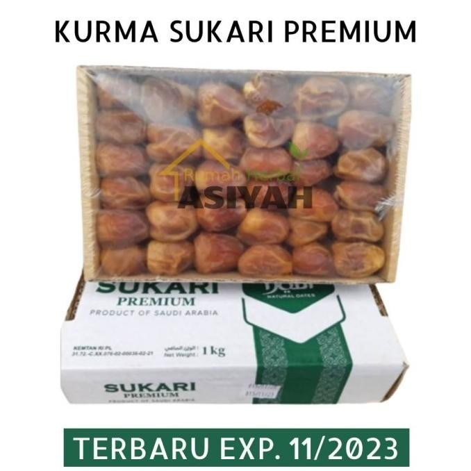 Kurma Sukari Premium 1Kg Amira Dates Sukkari 1 Kg Grade A Murah | Kualitas Premium