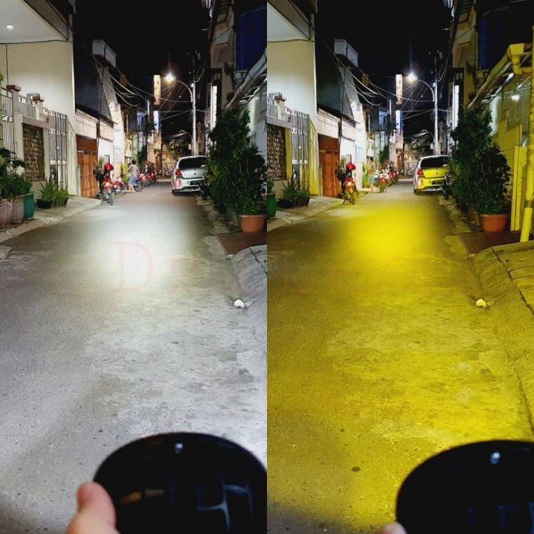 (AKSESORIS MOTOR) MYTH lampu tembak sorot led owl 20 watt 2 mata 3 mode cree work light