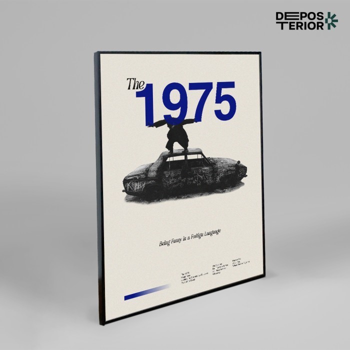 Terlaris Poster Frame Cover Album The 1975 Promo Terbaru