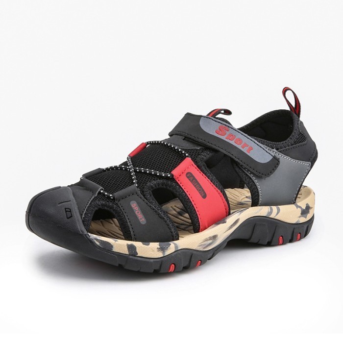 Sandal Gunung Pria Kasual Outdoor Kulit Sport Import A031