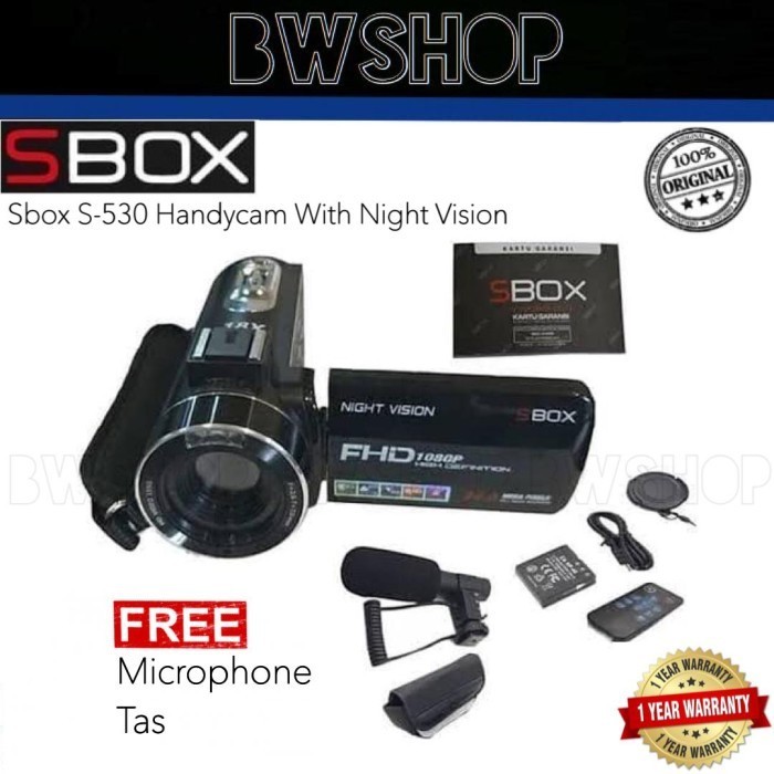 Handycam Sbox S530 - Camcorder - Handycam Night Vision