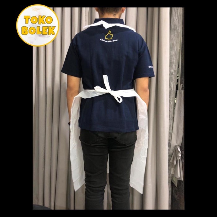 Apron Medis Plastik Disposable