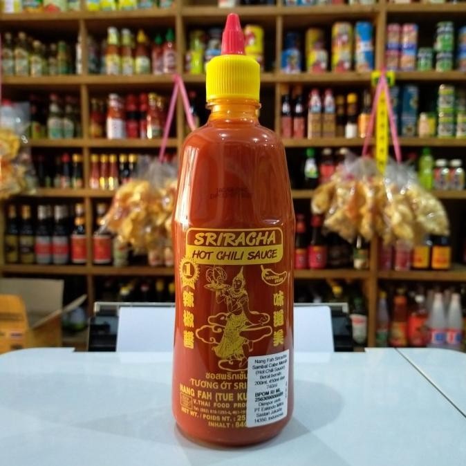 

Nang Fah Sriracha Sambal Cabe Merah (Hot Chili Sauce) 740Ml Besar