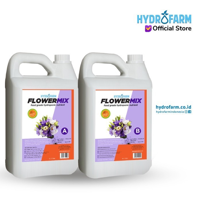 Ready Nutrisi Hidroponik AB Mix Bunga ( Flowermix 5 Liter )