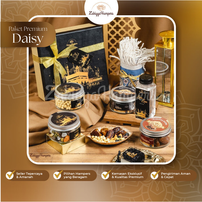 

Ready Hampers Oleh Oleh Haji Umroh Souvenir Premium Paket Premium Daisy