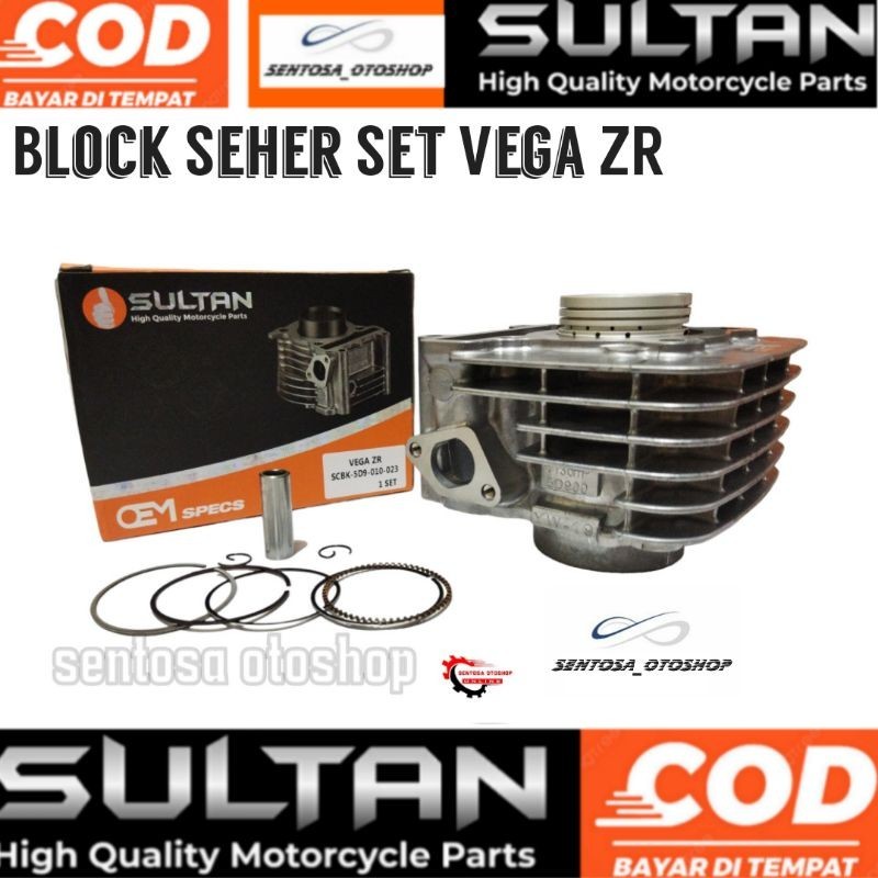Block Seher Set Vega ZR Komplit Piston Kit Std 5D9