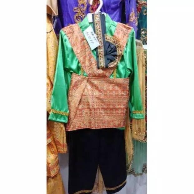 Baju Anak laki Adat Aceh Tari Saman Kostum Karnaval Kartinian