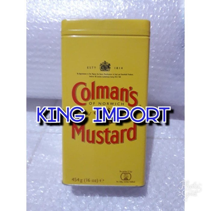 

Terlaris Colman'S Mustard 454Gram/Colman Mustard Powder 454Gr Promo Terbaru