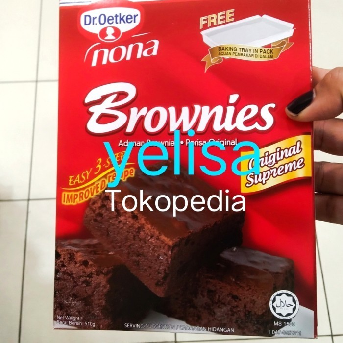 

Terlaris Dr Oetker Nona Brownies Original Supreme Tepung Siap Pakai 510Gr Promo Terbaru