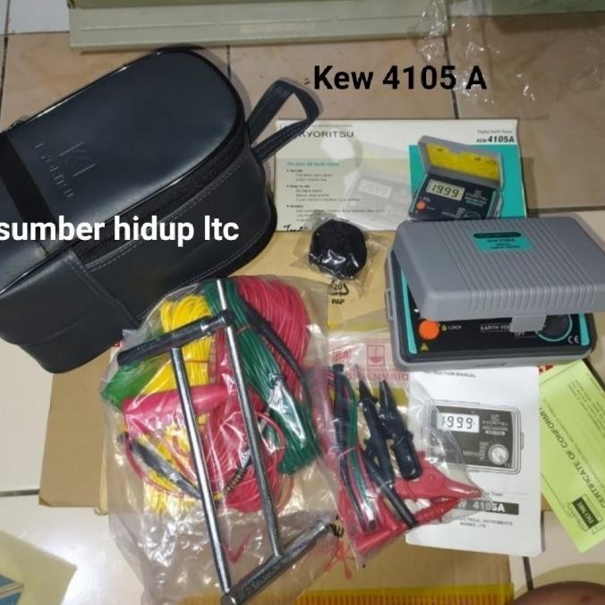 Grounding Tester Earth Tester Kyoritsu 4105A Original 4105 A