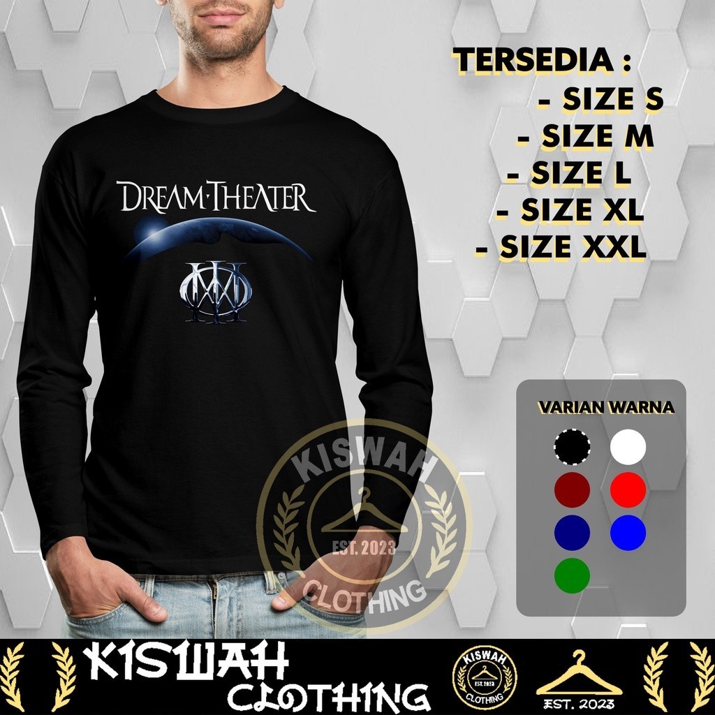 Kaos Tshirt Band Dream Theater A Long For The Ride Logo Lengan Panjang Baju Distro