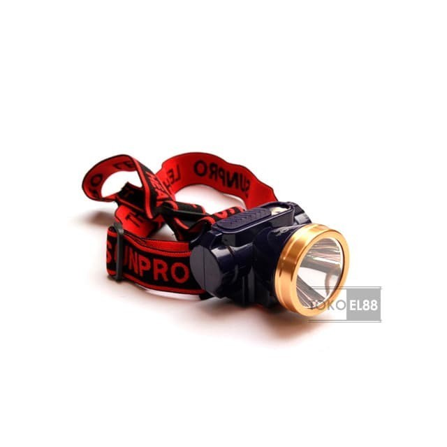 Senter Kepala Led Sunpro Sl8838 7W Headlamp Led Sunpro