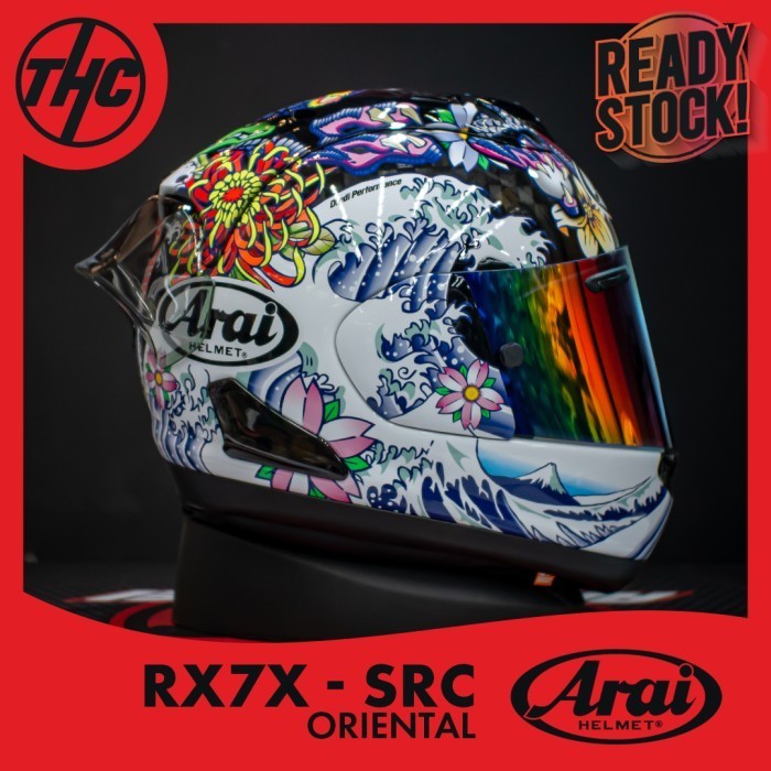 Arai Rx7X Src Oriental Full Face Carbon Fiber Helm Terlariss 