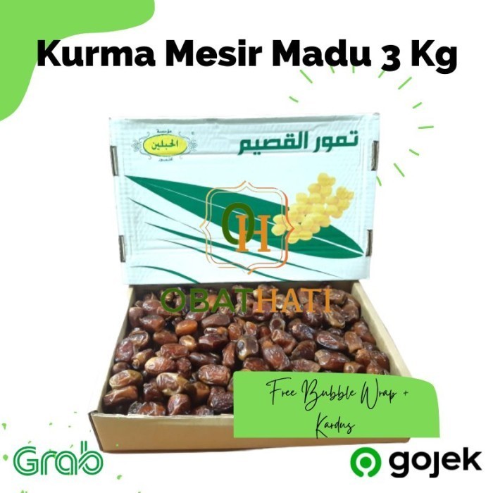 

Kurma - Kurma Mesir Madu 3 Kg / Mesir Egypt Premium / Bukan Kurma Sukari