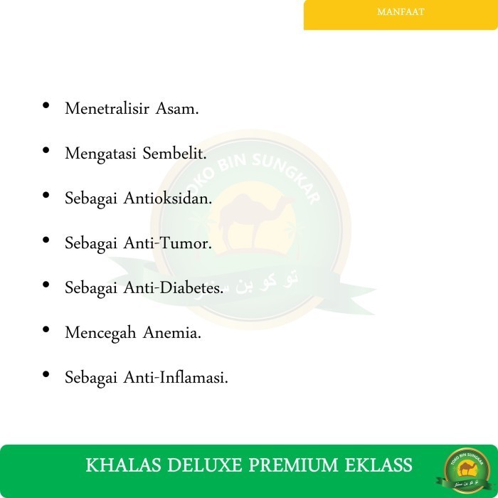 

Kurma - Kurma Khalas Deluxe Premium Eklass 5Kg