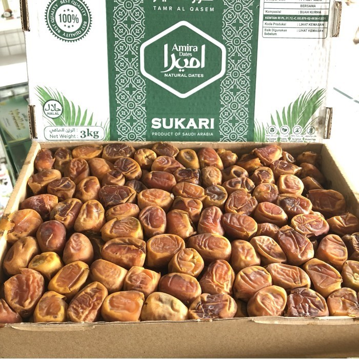 

Kurma - Grosir Kurma Sukari 3Kg Al Qassim Sukkari Kurma Basah 3 Kg