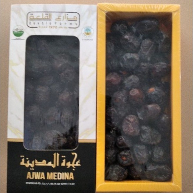 

Kurma - Kurma Ajwa Organik Premium Castle Farm 500 Gr