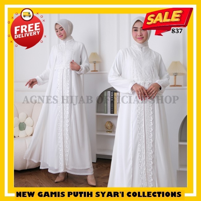 Ethica - Sarimbit Keluarga Lebaran 2024 Ethica Series Elfa 301 Black Caviar/Gamis Couple Keluarga/Ba