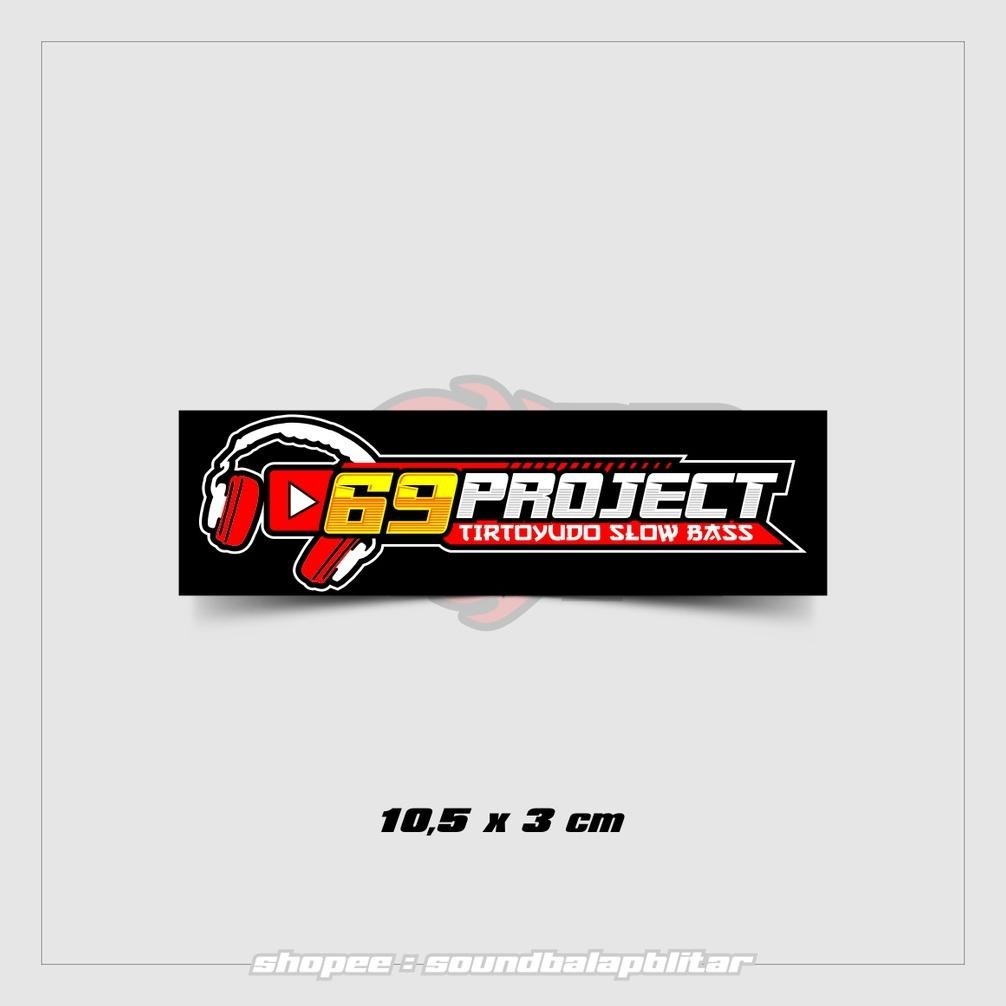 tomonimart Stiker 69 Project Bijian Vynil Anti Air Unofficial ||