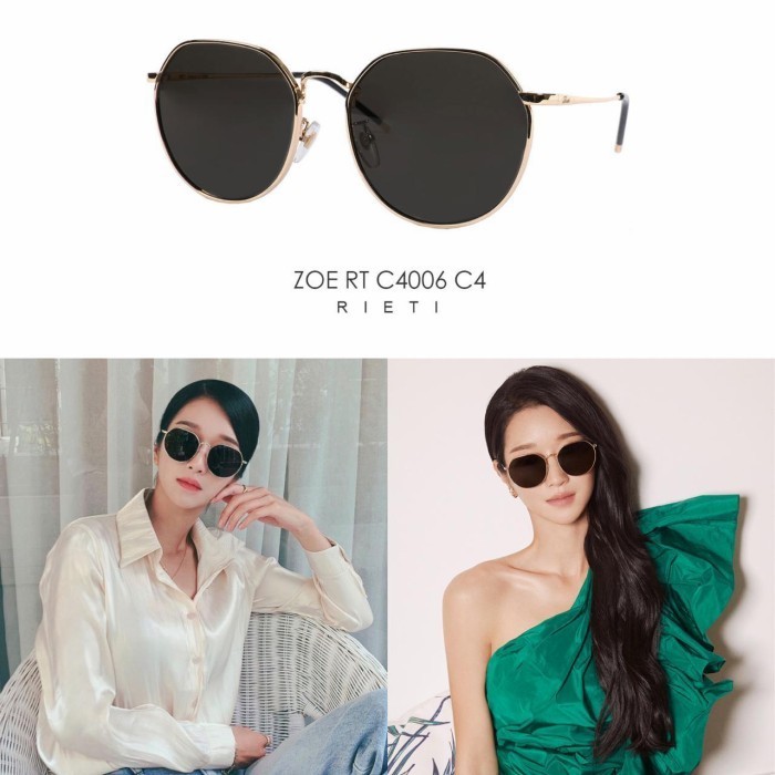 Rieti Zoe Rt C4006 Sunglasses Original 100% Black