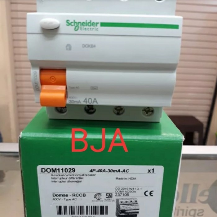 LCB RCCB 40AMPER 4POUL 300MA 30MA SCHNEIDER