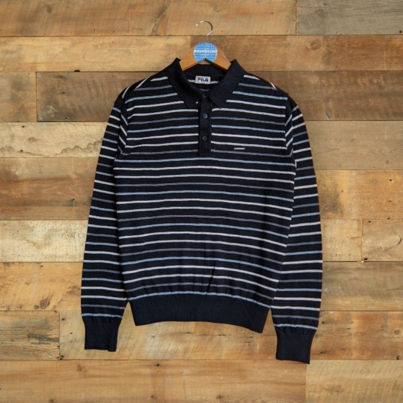 SWEATER RAJUT FILA KNITWEAR PRIA WANITA VINTAGE SWEATER SCOND
