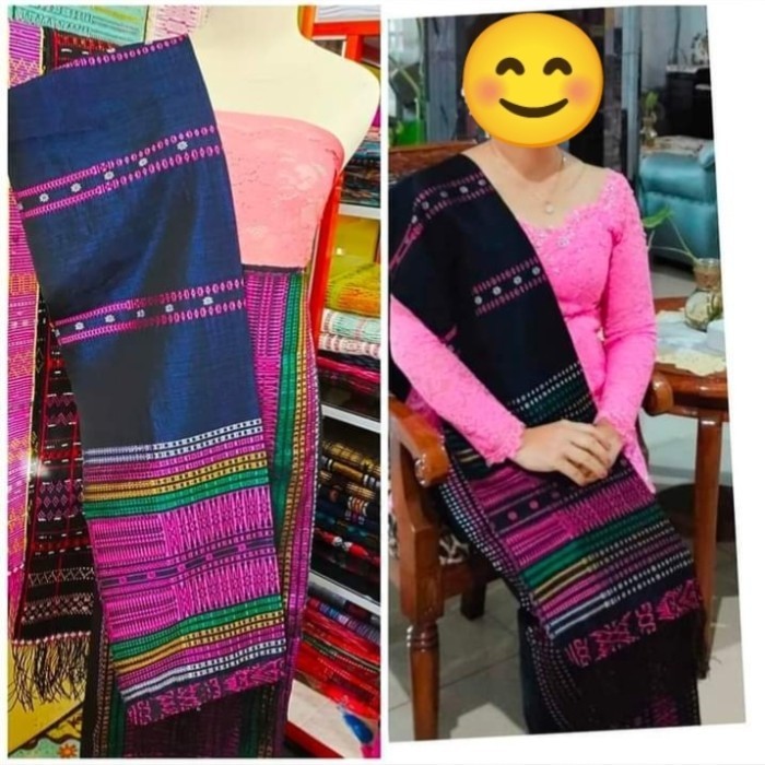 SONGKET PUCCA BINTIK PINK / SONGKET TARUTUNG CANTIK