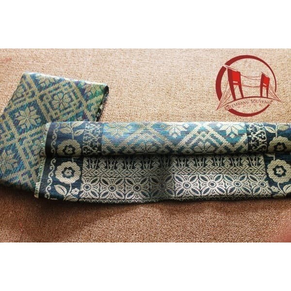 Songket Palembang Motif Lepus Kandang ATBM Biru Muda :)