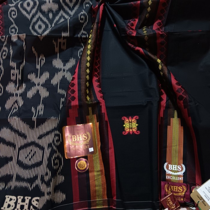 SARUNG BHS EXCELLENT GOLD E52 SGF 6 HITAM SONGKET