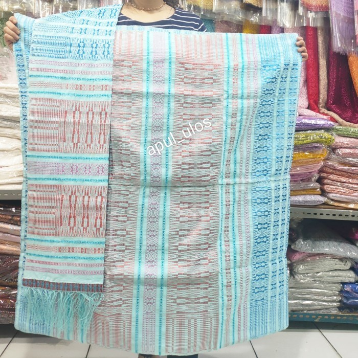 Songket tumtuman blue ice merah purada korea sirat payet