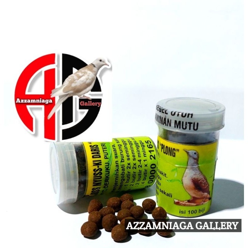 JAMU PERKUTUT PIL JOS NYUS KI DARIS 100 PCS JAMU SEHAT GACOR PERKUTUT