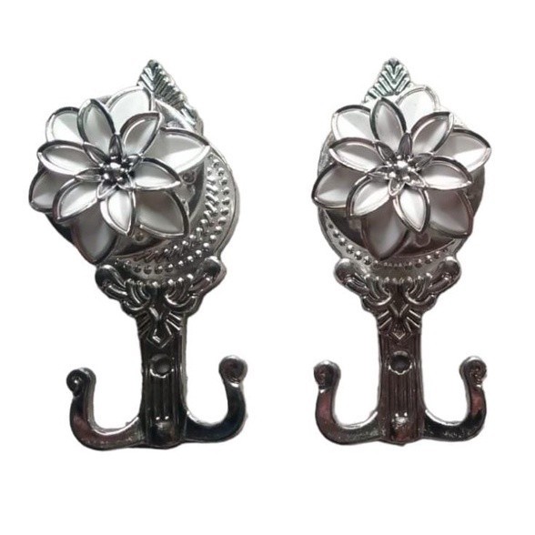 Hook Gorden Melati hook pengait tali gorden cantik dan mewah |