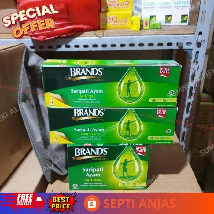 

BRAND SARIPATI AYAM ORIGINAL ISI 6 X 42GRAM !!