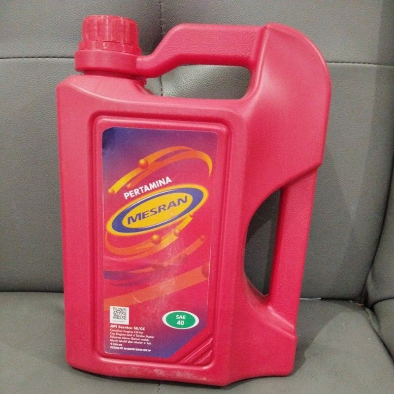 oli mobil mesran 4 liter SAE 40 galon