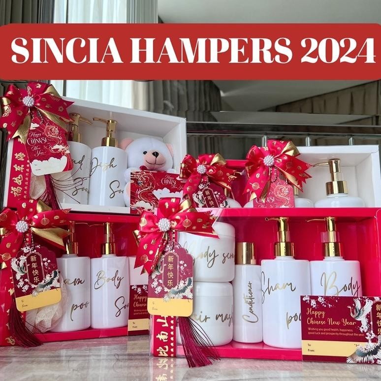 

Limited Time" SINCIA HAMPERS CNY 2024 gong xi fa cai RED / WHITE BOX IMLEK . BOTOL REFILL kado gift parcel hadiah hari raya luxury mewah tempat sabun cair aesthetic kamar mandi dapur set ||