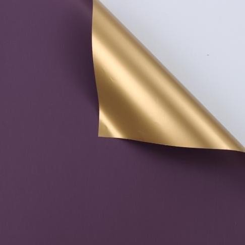 

Terlaris Kertas Bunga Wrapping Paper (1 Pack) - Cellophane Dua Warna (gold) - 136 LT BLUE GOL !!
