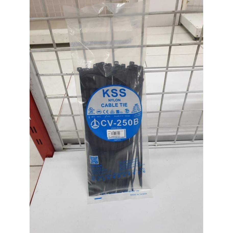

Kss Nylon Cable Ties Cv-250 / Kabel Ties 250Mm X 4,8Mm (25Cm) Kualitas Premium