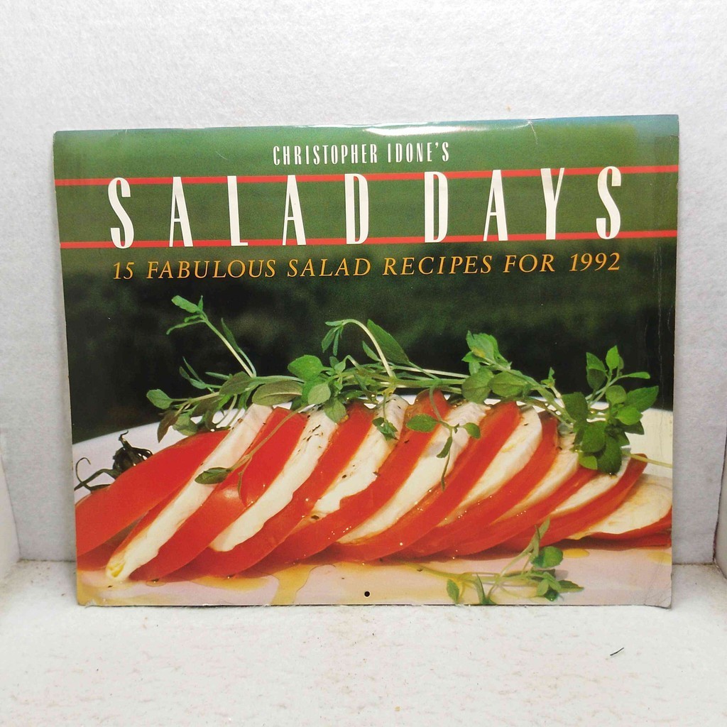 Buku Christopher Idones Salad Days 15 Fabulous Salad Recipes for 1992 Calendar Art Import - Kalender