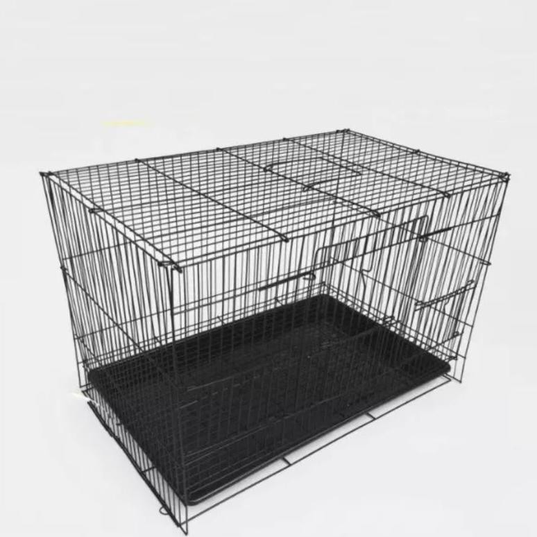 Diskon Gpss- Grosir Kandang Besi Lipat 50X30X30 Kandang Kucing Kitten Anjing Kelinci Kandang Burung 