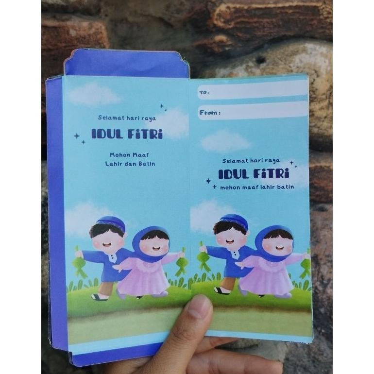 

Termurah (Isi 250 Lembar) Amplop Lebaran Panjang Uang Tanpa Lipat Mix Motif BisaCod